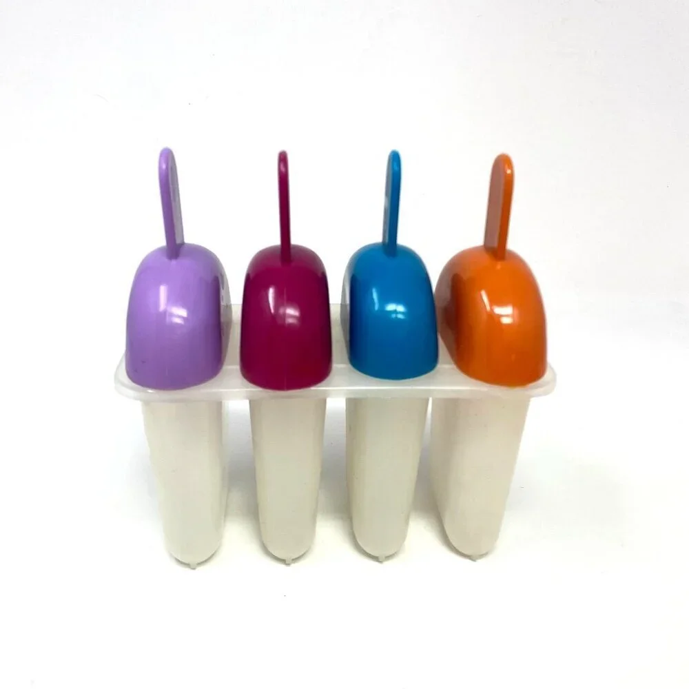 Vintage Ice Cream Popsicle Mold Maker Attached Straw Summer Kids Make At Home